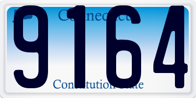 CT license plate 9164