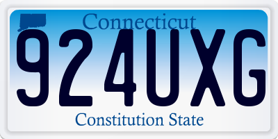 CT license plate 924UXG