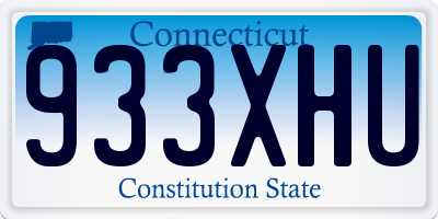 CT license plate 933XHU