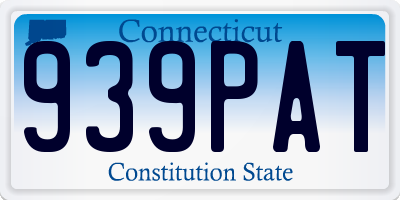 CT license plate 939PAT