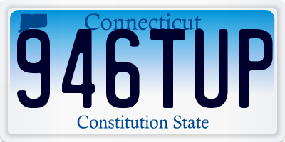 CT license plate 946TUP