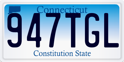 CT license plate 947TGL