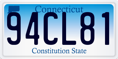 CT license plate 94CL81