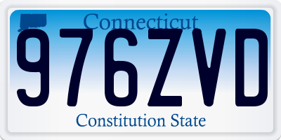 CT license plate 976ZVD