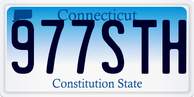 CT license plate 977STH
