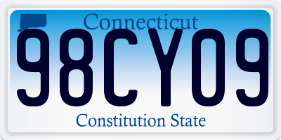 CT license plate 98CY09