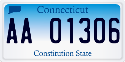 CT license plate AA01306