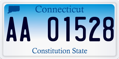 CT license plate AA01528