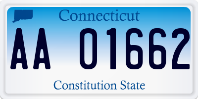 CT license plate AA01662