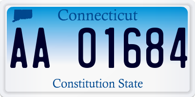 CT license plate AA01684