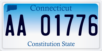 CT license plate AA01776