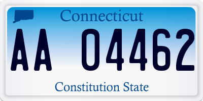 CT license plate AA04462