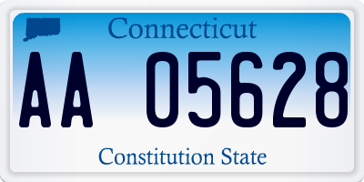 CT license plate AA05628