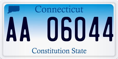 CT license plate AA06044