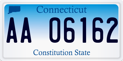 CT license plate AA06162