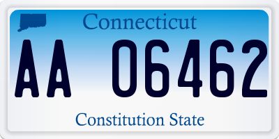 CT license plate AA06462