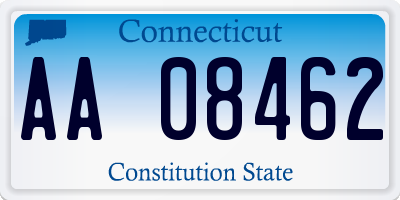 CT license plate AA08462