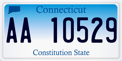 CT license plate AA10529