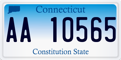 CT license plate AA10565