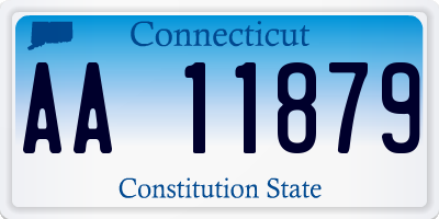 CT license plate AA11879