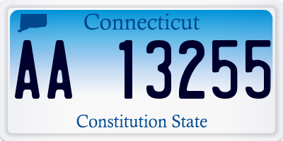 CT license plate AA13255