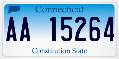 CT license plate AA15264