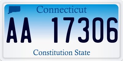 CT license plate AA17306