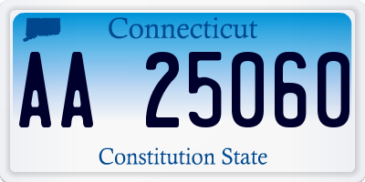 CT license plate AA25060