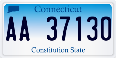 CT license plate AA37130