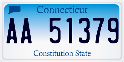 CT license plate AA51379