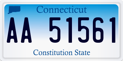 CT license plate AA51561