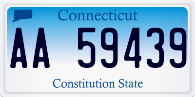 CT license plate AA59439