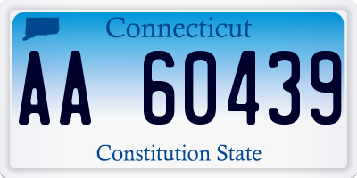 CT license plate AA60439