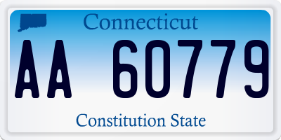 CT license plate AA60779