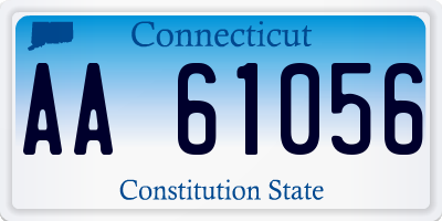 CT license plate AA61056