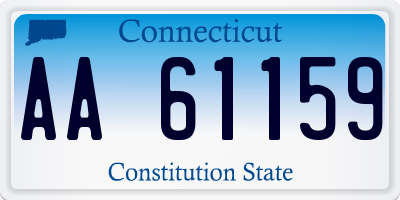 CT license plate AA61159