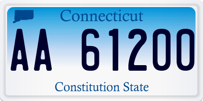 CT license plate AA61200