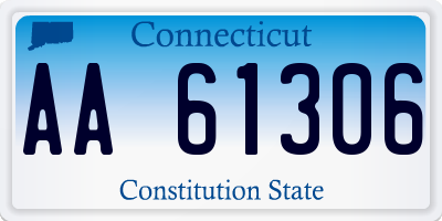 CT license plate AA61306