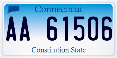 CT license plate AA61506