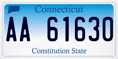 CT license plate AA61630