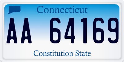 CT license plate AA64169