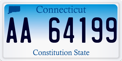 CT license plate AA64199