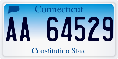 CT license plate AA64529