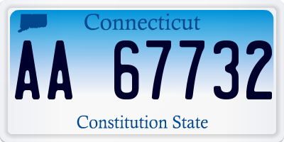 CT license plate AA67732