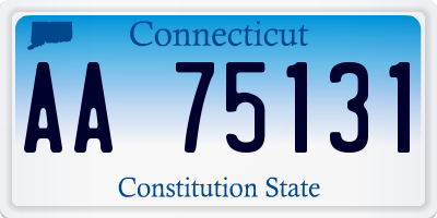 CT license plate AA75131