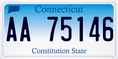 CT license plate AA75146
