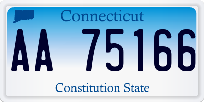 CT license plate AA75166