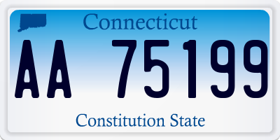 CT license plate AA75199