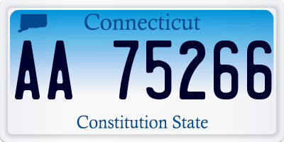 CT license plate AA75266