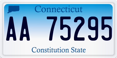 CT license plate AA75295